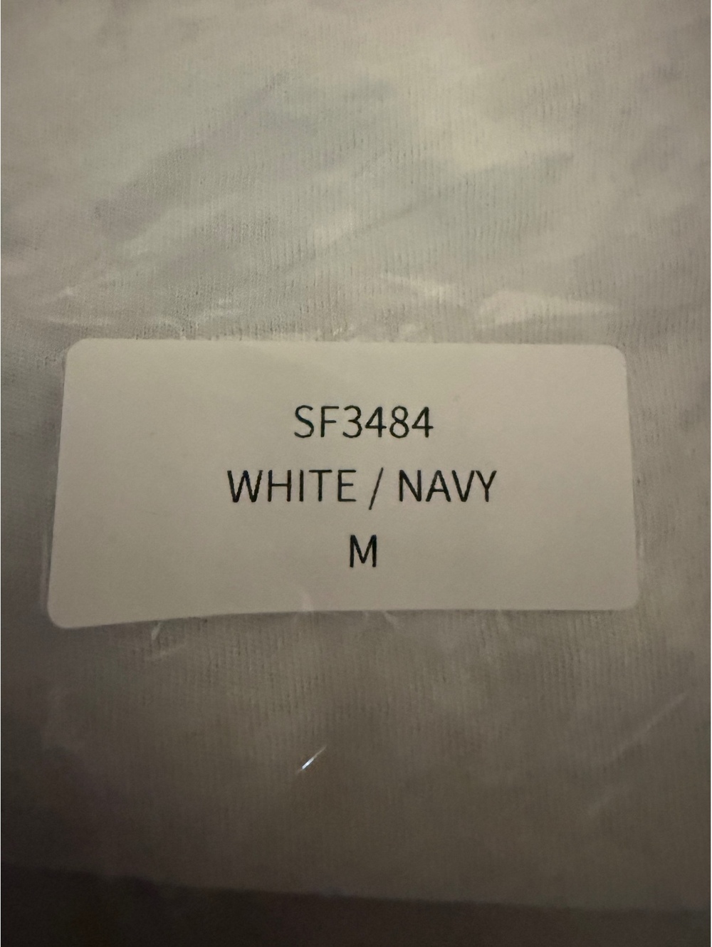 NWT Six Fifty White Navy Long Sleeve Top Size Medium - Picture 7 of 7